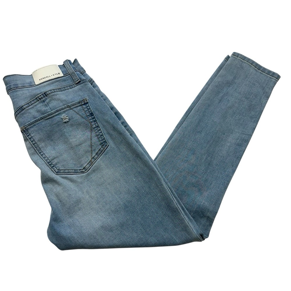 Kendall & Kylie High-Rise Light Blue Skinny Jeans